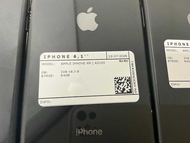 Apple iphone xr | a2105|a1984 mobiele telefoon (10x) - afbeelding 3 van  12