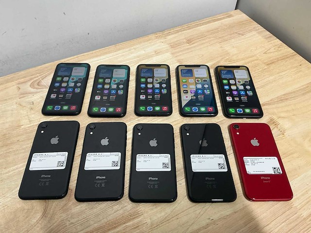 Apple iphone xr | a2105|a1984 mobiele telefoon (10x) - afbeelding 1 van  12