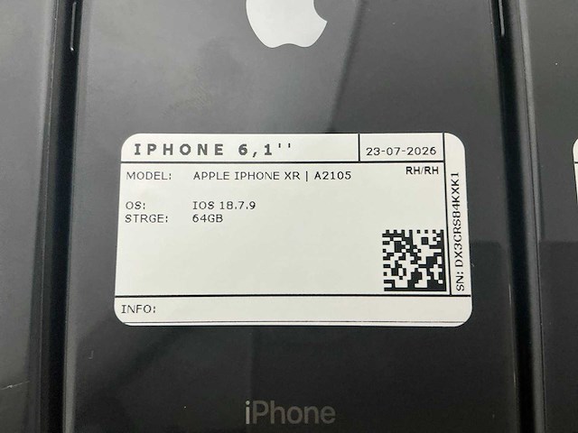 Apple iphone xr | a2105|a1984 mobiele telefoon (10x) - afbeelding 9 van  12