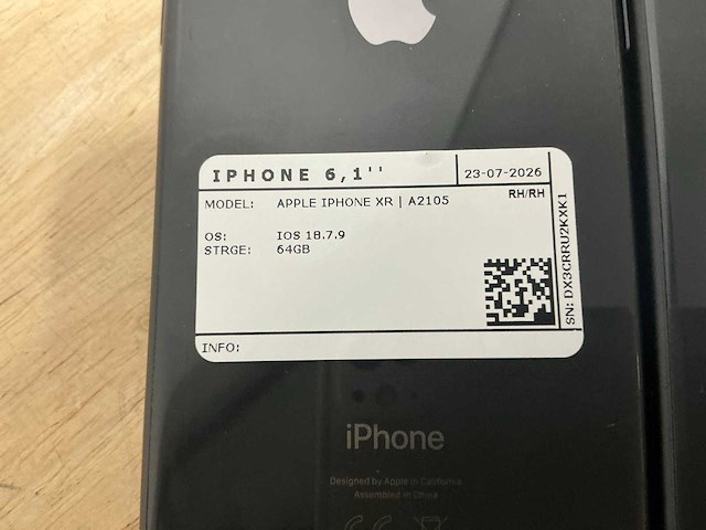 Apple iphone xr | a2105|a1984 mobiele telefoon (10x) - afbeelding 10 van  12