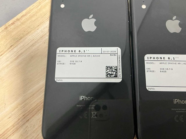 Apple iphone xr | a2105|a1984 mobiele telefoon (10x) - afbeelding 11 van  12