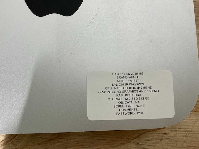 Apple mac mini |a1347 desktop (4x) - afbeelding 5 van  8