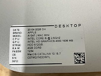 Apple mac mini |a1347 desktop (4x) - afbeelding 8 van  8