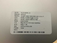 Apple mac mini |a1347 desktop (6x) - afbeelding 8 van  10