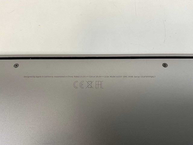 Apple macbook air 13”, apple m1, 16 gb ram, 1 tb nvme laptop - afbeelding 7 van  7