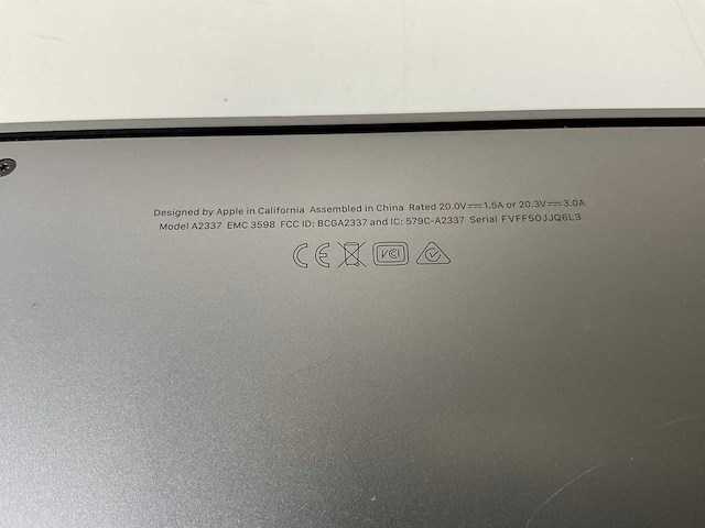 Apple macbook air 13”, apple m1, 8 gb ram, 121 gb nvme laptop - afbeelding 7 van  7