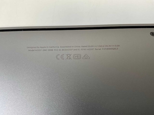 Apple macbook air 13”, apple m1, 8 gb ram, 121 gb nvme laptop - afbeelding 7 van  7