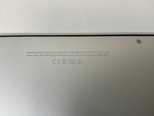 Apple macbook air 13”, apple m1, 8 gb ram, 251 gb nvme laptop - afbeelding 7 van  7