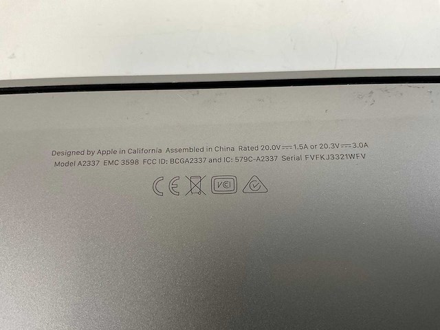 Apple macbook air 13”, apple m1, 8 gb ram, 251 gb nvme laptop - afbeelding 7 van  9