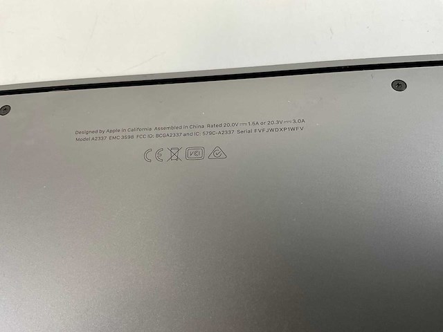 Apple macbook air 13”, apple m1, 8 gb ram, 256 gb nvme laptop - afbeelding 7 van  7