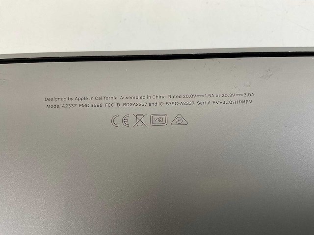 Apple macbook air 13”, apple m1, 8 gb ram, 256 gb nvme laptop - afbeelding 9 van  11