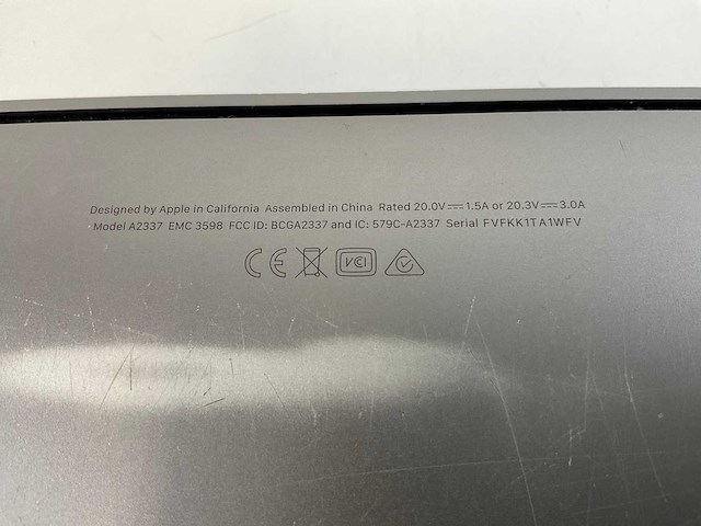 Apple macbook air 13”, apple m1, 8 gb ram, 256 gb nvme laptop - afbeelding 7 van  9