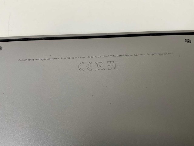 Apple macbook air 13”, dual-core intel i5, 8 gb ram, 121 gb nvme laptop - afbeelding 7 van  7
