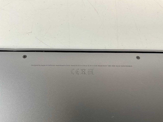 Apple macbook air 13.3”, apple m1, 16 gb ram, 251 gb ssd laptop - afbeelding 7 van  7