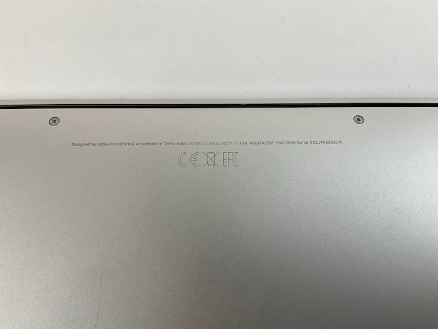 Apple macbook air 13.3”, apple m1, 16 gb ram, 256 gb nvme laptop - afbeelding 5 van  5