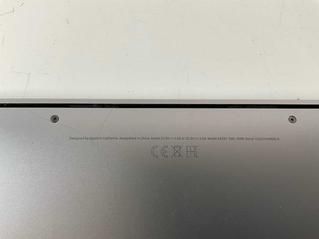 Apple macbook air 13.3”, apple m1, 16 gb ram, 256 gb ssd laptop - afbeelding 4 van  4