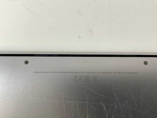 Apple macbook air 13.3”, apple m1, 8 gb ram, 251 gb nvme laptop - afbeelding 7 van  7