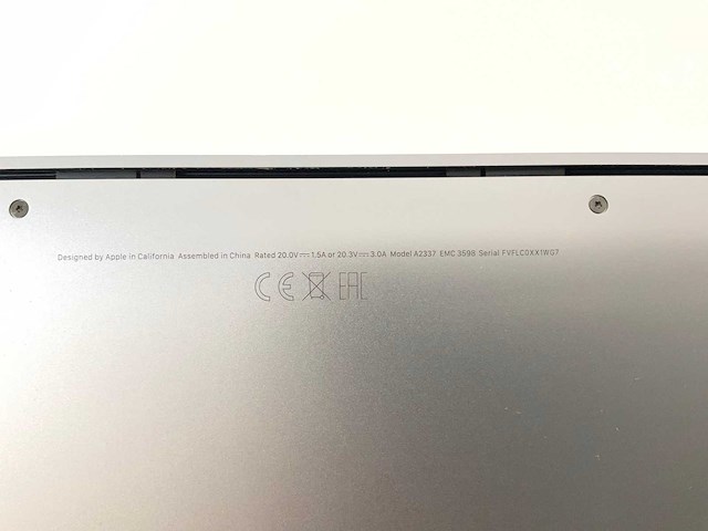 Apple macbook air 13.3”, apple m1, 8 gb ram, 251 gb ssd laptop - afbeelding 5 van  5