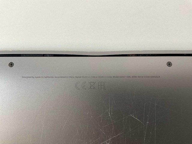 Apple macbook air 13.3”, apple m1, 8 gb ram, 251 gb ssd laptop - afbeelding 5 van  6