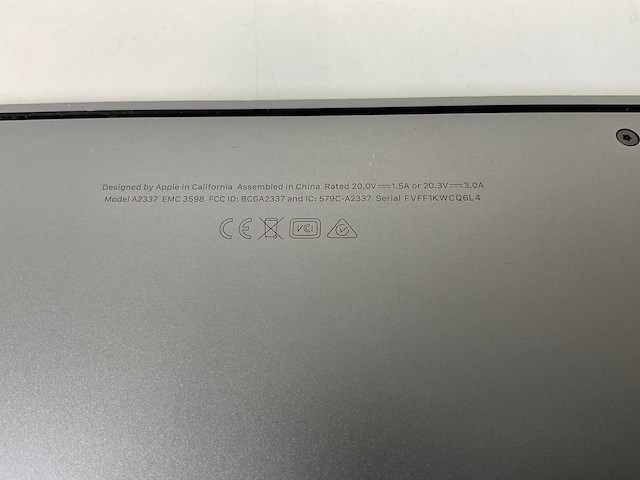 Apple macbook air 13.3”, apple m1, 8 gb ram, 256 gb ssd laptop - afbeelding 7 van  7