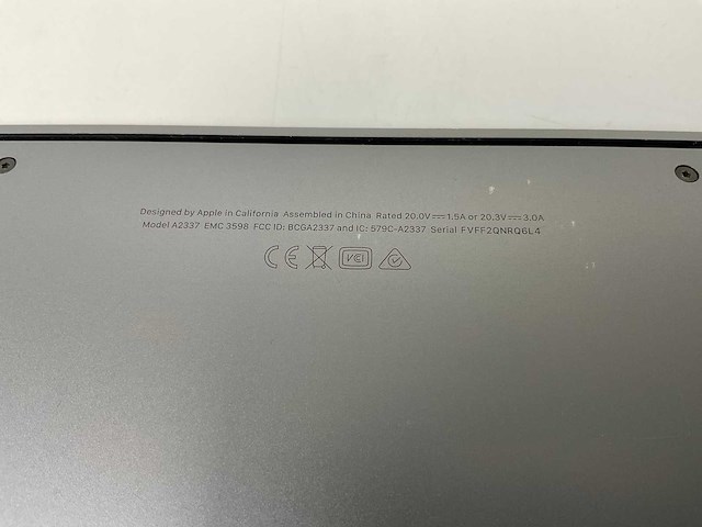 Apple macbook air 13.3”, apple m1, 8 gb ram, 256 gb ssd laptop - afbeelding 6 van  7