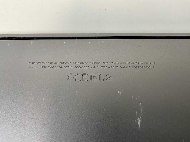 Apple macbook air 13.3”, apple m1, 8 gb ram, 256 gb ssd laptop - afbeelding 7 van  7