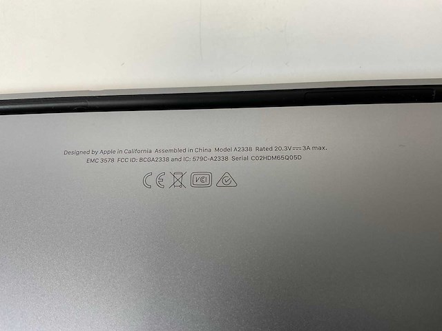 Apple macbook air 13.3”, apple m1, 8 gb ram, 256 gb ssd laptop - afbeelding 7 van  7