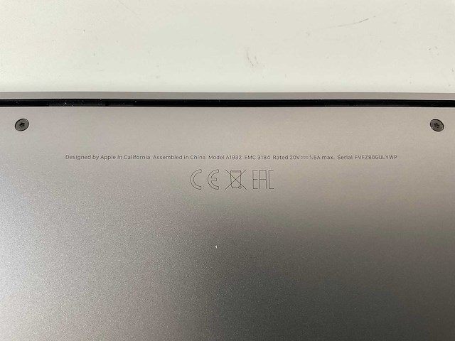 Apple macbook air 13.3”, core(tm) i5 8th gen, 16 gb ram, 251 gb nvme laptop - afbeelding 7 van  7