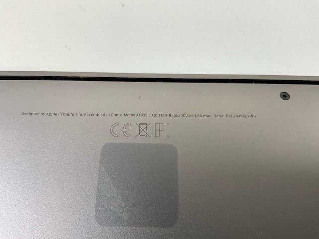 Apple macbook air 13.3”, core(tm) i5 8th gen, 8 gb ram, 251 gb nvme laptops (2x) - afbeelding 16 van  16