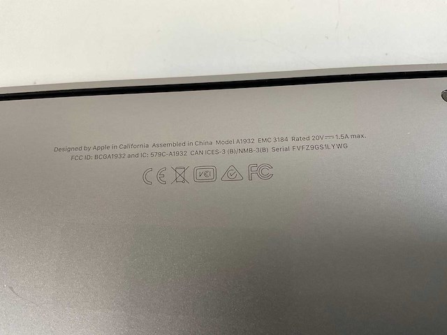 Apple macbook air 13.3”, dualcore i5, 8 gb ram, 128 gb nvme laptop - afbeelding 8 van  10