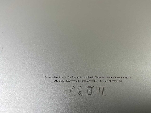 Apple macbook air 15.3”, apple m3, 16 gb ram, 256 gb ssd laptop - afbeelding 7 van  7