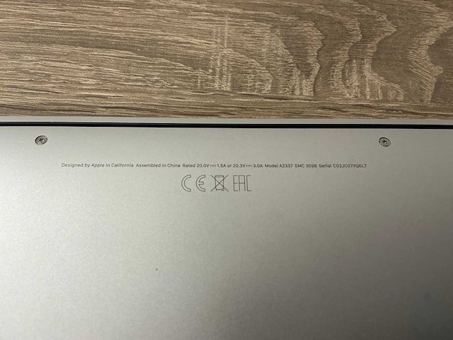 Apple macbook air (2020, m1) laptop - afbeelding 6 van  7
