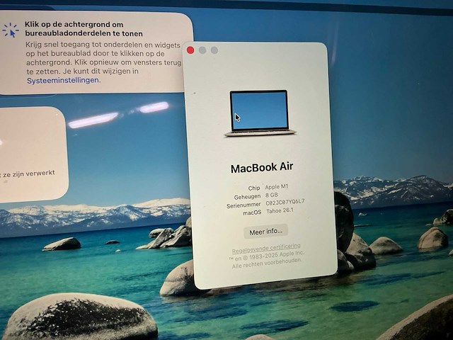 Apple macbook air (2020, m1) laptop - afbeelding 7 van  7