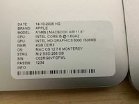 Apple macbook air a1465 laptop (3x) - afbeelding 2 van  14