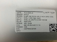 Apple macbook air a1465 laptop (4x) - afbeelding 10 van  11