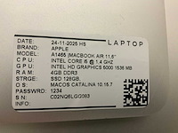 Apple macbook air a1465 laptop (4x) - afbeelding 2 van  10
