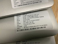 Apple macbook air a1466 (i5) laptop (5x) - afbeelding 11 van  11