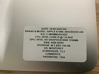 Apple macbook air a1466 laptop (4x) - afbeelding 2 van  12