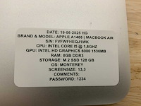 Apple macbook air a1466 laptop (4x) - afbeelding 4 van  12