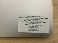Apple macbook air a1466 laptop (4x) - afbeelding 12 van  12