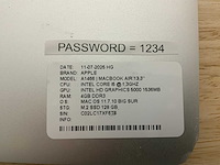 Apple macbook air a1466 laptop (4x) - afbeelding 3 van  11