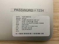 Apple macbook air a1466 laptop (4x) - afbeelding 11 van  11