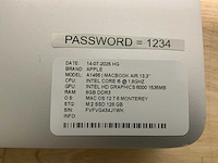 Apple macbook air a1466 laptop (4x) - afbeelding 10 van  11