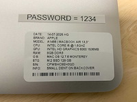 Apple macbook air a1466 laptop (4x) - afbeelding 2 van  12