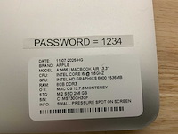 Apple macbook air a1466 laptop (4x) - afbeelding 12 van  12