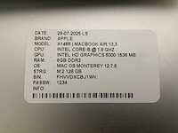 Apple macbook air a1466 laptop (4x) - afbeelding 4 van  12