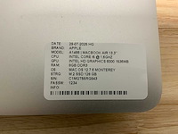 Apple macbook air a1466 laptop (4x) - afbeelding 2 van  12