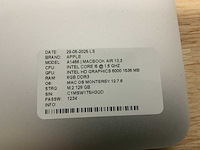 Apple macbook air a1466 laptop (4x) - afbeelding 4 van  12