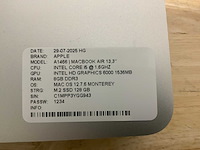 Apple macbook air a1466 laptop (4x) - afbeelding 2 van  13