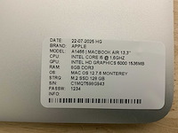 Apple macbook air a1466 laptop (4x) - afbeelding 4 van  12